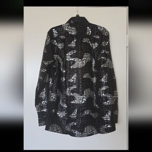 Above man slim fit shirtLong sleeves Grey & black color